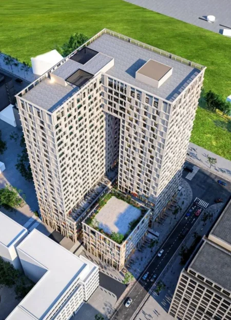 Tirane, shitet apartament 1+1 Kati 7, 81 m² 