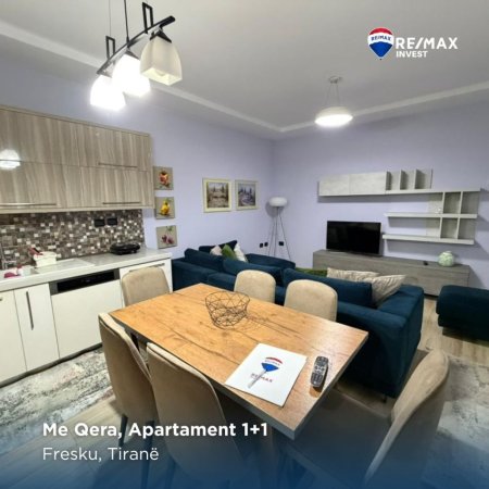 Tirane, jepet me qera apartament 1+1 , 500 € (me dy poste parkimi)