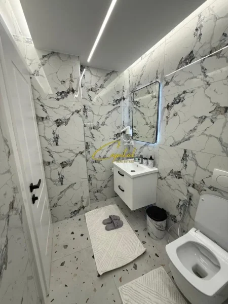 Tirane, jepet me qera apartament 1+1 Kati 1, 65 m² 500 € (SHKOLLA E BASHKUAR)