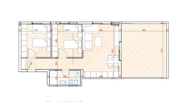 Tirane, shitet apartament 2+1 Kati 3, 94 m² 136.000 € (ASTIR)