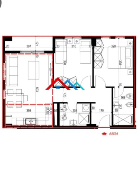 Tirane, shitet apartament 2+1+Ballkon Kati 2, 180 m² 470.000 € (RRUGA BRIGADA VIII. BLLOKU)