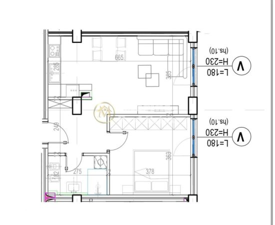 Tirane, shitet apartament 1+1 Kati 6, 65 m² 113.377 € (Kodra e Diellit)