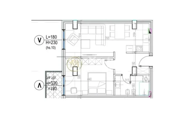 Tirane, shitet apartament 1+1 Kati 6, 72 m² 128.000 € (Kodra e Diellit)