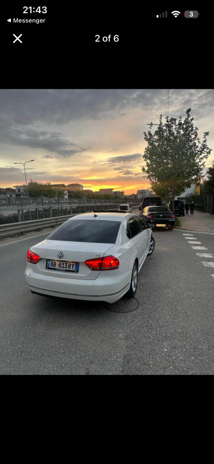 Tirane, shitet makine Vw Passat Nafte, e bardhë automatik Klima 207 km 5.400 €