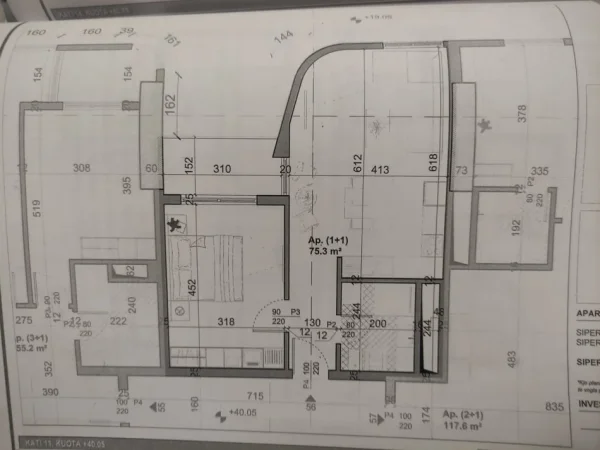 Tirane, shitet apartament 1+1 Kati 11, 220.000 € 