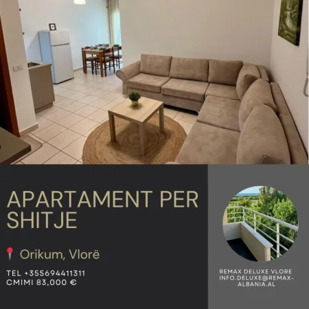Vlore, shitet apartament 1+1 Kati 3, 47 m² 83.000 € (Orikum, Vlore)