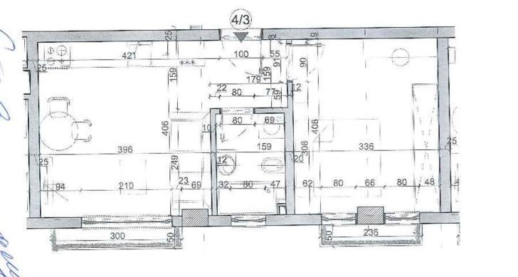 Tirane, shitet apartament 1+1 Kati 3, 117.000 € 