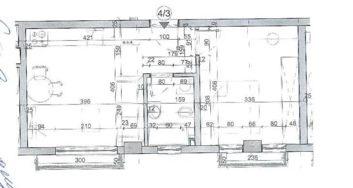 Tirane, shitet apartament 1+1 Kati 3, 117.000 € 