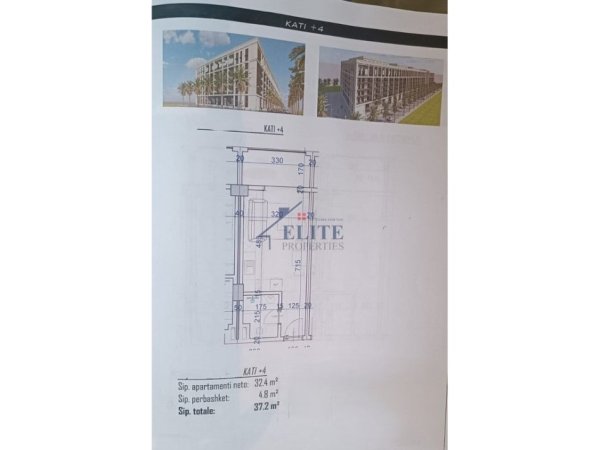 Golem, shitet garsonier Kati 4, 37 m² 48.360 € (Golem)