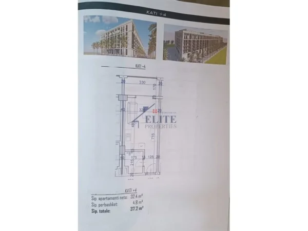 Golem, shitet garsonier Kati 4, 37 m² 48.360 € (Golem)