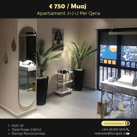 Tirane, jepet me qera ambjent biznesi , 116 m² 750 € (Vila Gold)
