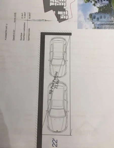 Tirane, shitet garazh | post parkimi , 32 m² 70.000 € (LIQENI I THATE)
