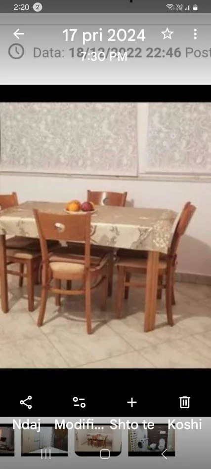 Tirane, jepet me qera apartament 2+1+Ballkon Kati 4, 100 m² 350 € (FRESKU)