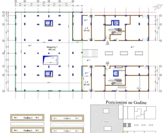 Shitet, Magazin + Lokal, Selitë, Tiranë - 1100€ m² | 800 m²