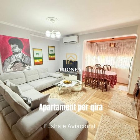Tirane, jepet me qera apartament 2+1+Ballkon , 100 m² 650 € (Fusha e Aviacionit)