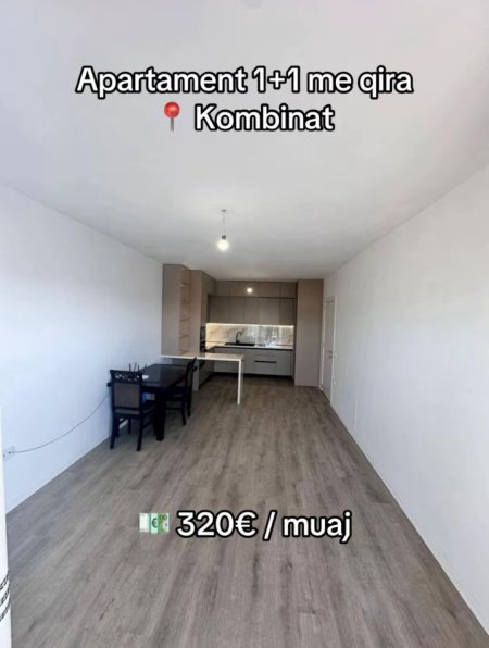 Tirane, jepet me qera apartament 1+1 Kati 4, 71 m² 320 € (Kombinat)
