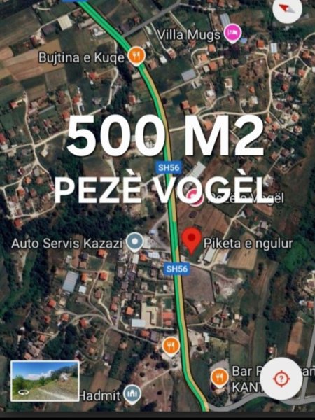 TIRANE SHITET  500  M2 TOKE PRANE MOBILERISE ( PEZE VOGEL )