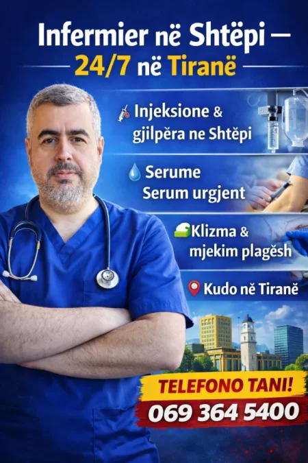Shqiperi, ofroj Sherbim infermier ne shtepi