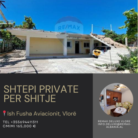 Vlore, shitet shtepi 2+1 Kati 0, 456 m² 165.000 € (Ish Fusha Aviacionit Vlorë)