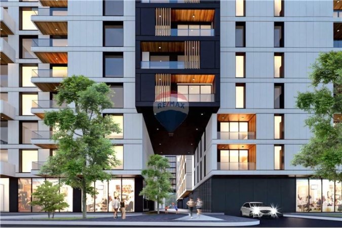 Vlore, shitet ambjent biznesi Kati 0, 126 m² (Kompleksi Poseidon, Lungomare, Vlorë)