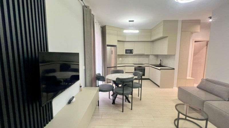 Me Qera : 1+1 +1 Garderob 📍Ish Fusha E Aviacionit (River Residence) - 56,000 Lek - S.75m² - Pallat i Ri(Ndertim 2024) - Akses i lehte me Unazen e Madhe🚀