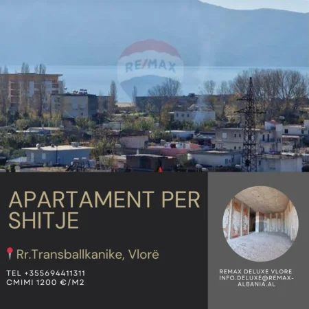 Vlore, shitet apartament 1+1 Kati 9, 71 m² 