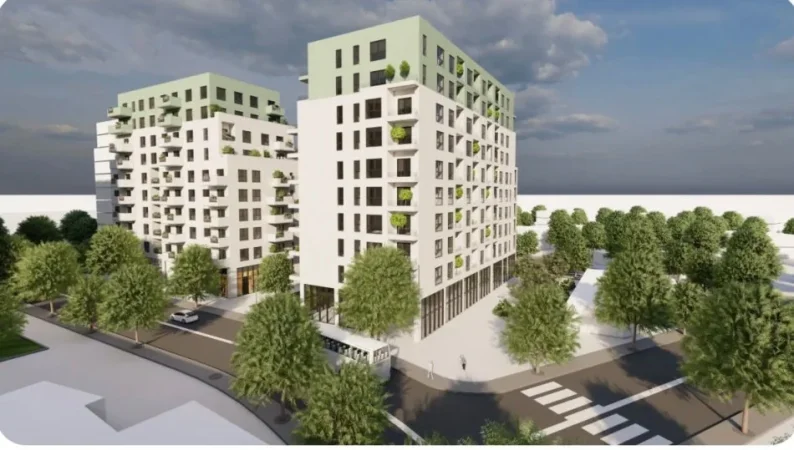 Tirane, shitet apartament 1+1 Kati 8, 53 m² 125.600 € (Ish Fusha e Aviacionit)