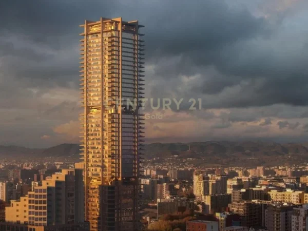 Tirane, shitet apartament 1+1 Kati 15, 93 m² 