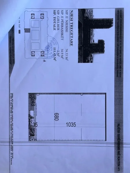 Tirane, jepet me qera ambjent biznesi Kati 1, 111 m² 1.500 € (Rruga e kavajes, 21 Dhjetori, garden building)
