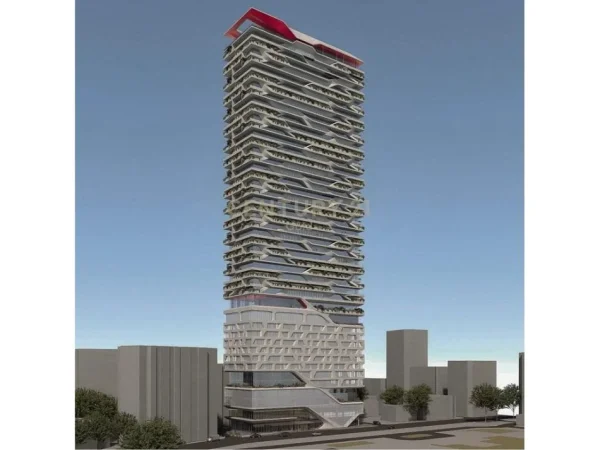 Tirane, shitet apartament 1+1 Kati 14, 93 m² 