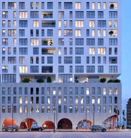 Tirane, shes apartament 2+1 125 m² Euro (WHITE TOWER REZIDENCE, Komuna e Parisit)