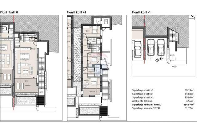 Dhermi, shitet Vile 3+1+BLK Kati 1, 317 m² 655.190 Euro (Green Coast, Palase)