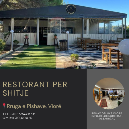 Vlore, shitet bar-resorant Kati 0, 1.400 m² 30.000 € (Rruga e Pishave Vlorë, Vlorë)