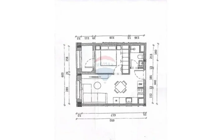 Tirane, shitet apartament 1+1 Kati 3, 47 m² 71.000 € (Kompleksi Mangalem, Tiranë(ID: 530591002-33)