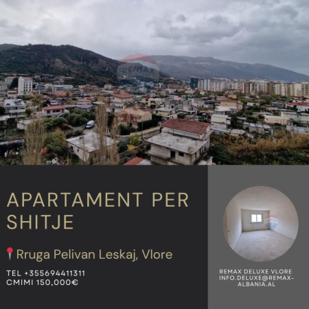 Vlore, shitet apartament 2+1 Kati 8, 101 m² 150.000 € (Rruga Pelivan Leskaj, Vlorë)