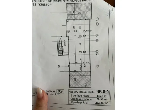 Tirane, jepet me qera ambjent biznesi Kati 0, 165 m² 1.800 € (komuna e parisit)