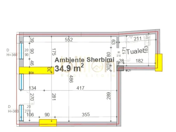 Tirane, shitet , 35 m² 185.000 € (Rruga Jordan Misja prane Bulevardit te Ri.)