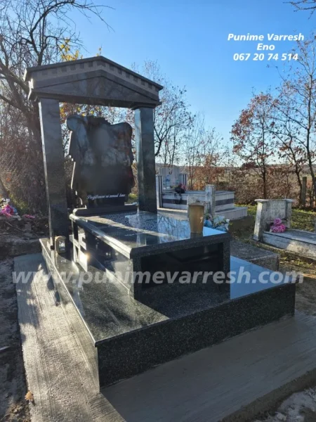 Tirane, ofroj Punime Varresh Granit Hassan Green - Modele Varresh Me Kollona - Belsh