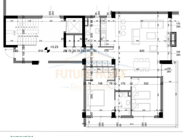 Tirane, shitet apartament Kati 1, 127 m² 353.620 €