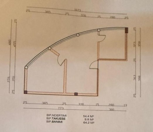 Tirane, shitet apartament 1+1 Kati 2, 64 m² 95.000 € (FRESKU)