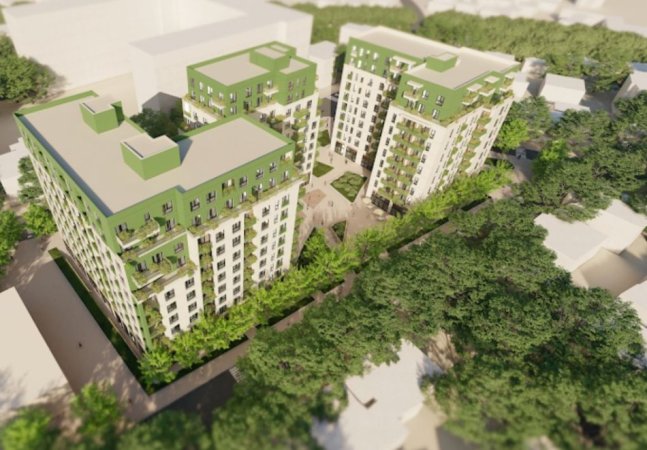 Tirane, shitet apartament 1+1 Kati 8, 76 m² 