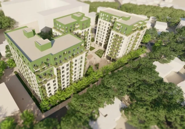 Tirane, shitet apartament 1+1 Kati 8, 76 m² 