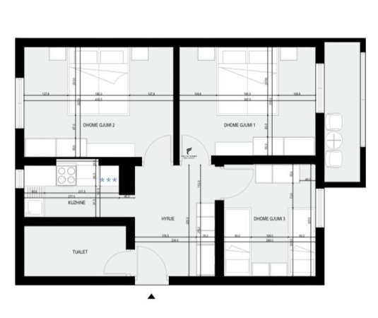 Tirane, jepet me qera zyre Kati 5, 74 m² 680 € (QENDER)