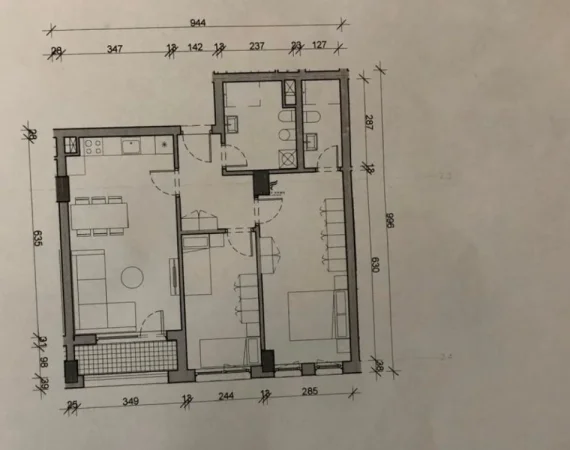 Tirane, shitet apartament 2+1 Kati 3, 94 m² 243.000 € (21 DHJETORI)