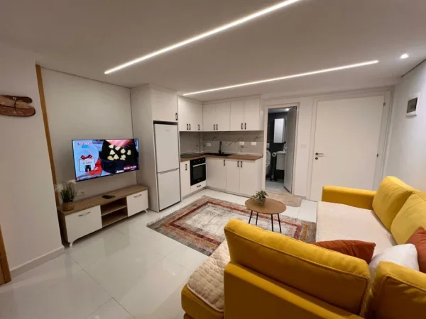 Tirane, jepet me qera apartament 1+1+Ballkon Kati 1, 74 m² 500 € (Rruga “4 Dëshmorët”)
