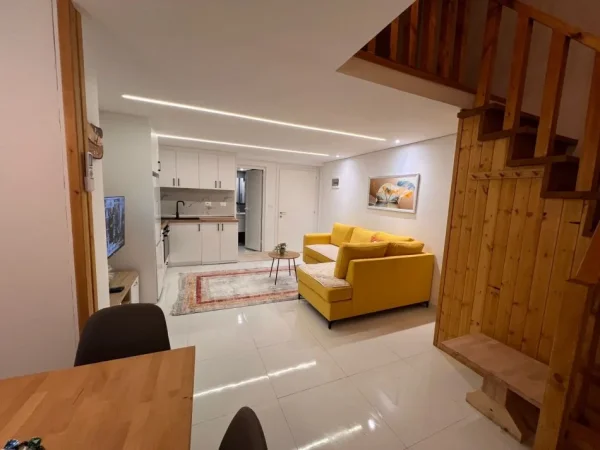 Tirane, jepet me qera apartament 1+1+Ballkon Kati 1, 74 m² 500 € (Rruga “4 Dëshmorët”)