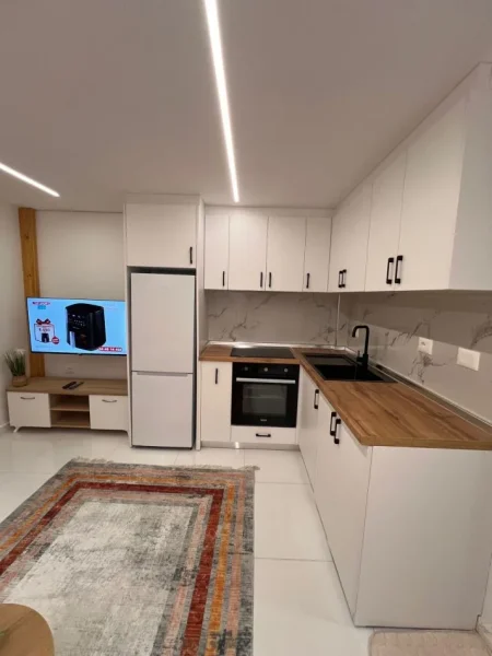 Tirane, jepet me qera apartament 1+1+Ballkon Kati 1, 74 m² 500 € (Rruga “4 Dëshmorët”)