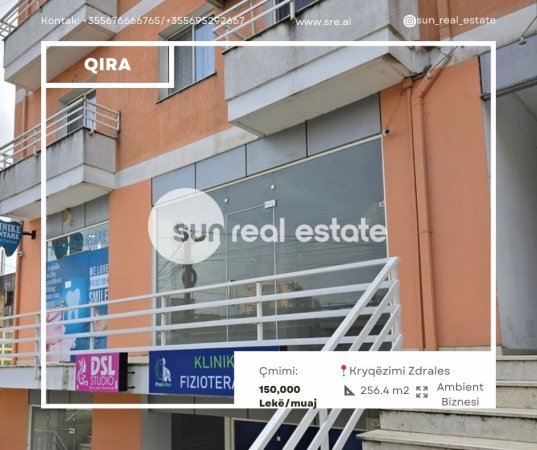 Shkoder, jepet me qera ambjent biznesi Kati 0, 256 m² (KRYQEZIMI ZDRALES, SHKODER)