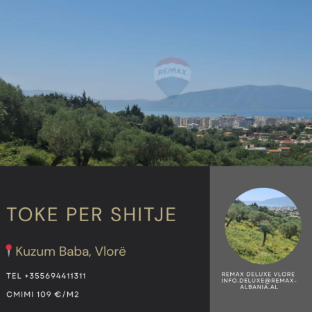 Vlore, shitet toke bujqesore , 1.000 m² 109.000 € (Kuzum Baba, Vlore)