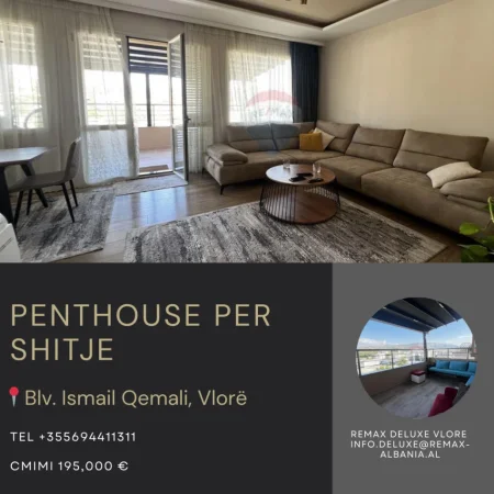 Vlore, shitet apartament+verande | Penthouse 2+1+Ballkon , 195.000 € (Blv. Ismail Qemali,Vlore)